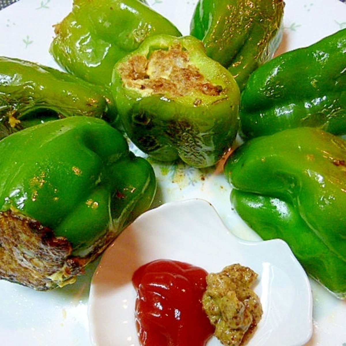 鯖缶で作る ピーマンの肉詰風 レシピ 作り方 By さとママ3645 楽天レシピ